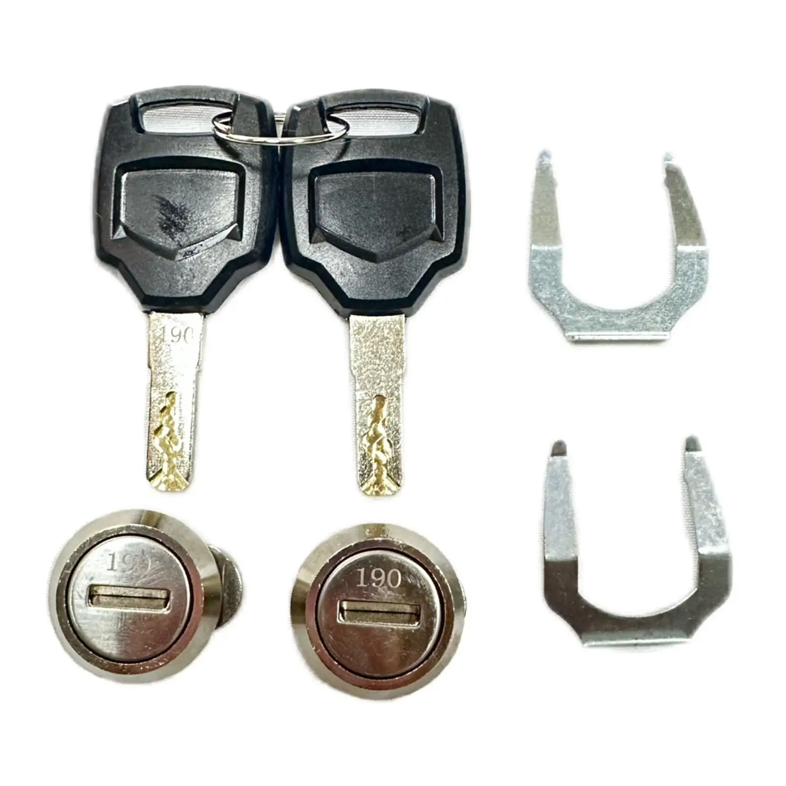 

Universal Motorcycle Rear Trunk Lock Kit Metal Tail Box Cylinder with Keys Secure Easy Install Spare Parts for Motorbike Storage