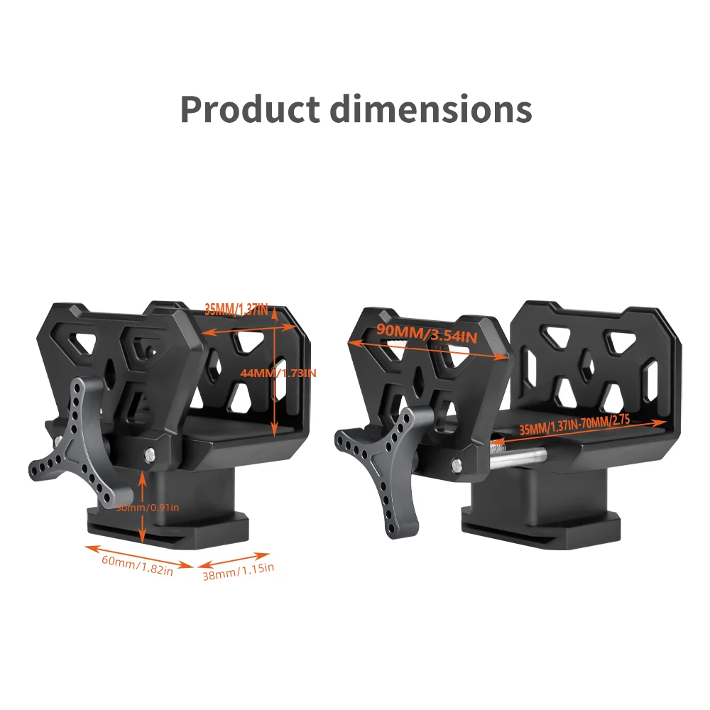 Premium-Gewehrsattel-Clip-Adapter für Arca Swiss QR Board – geeignet für Jagd- und Outdoor-Schießständer – Detail 5