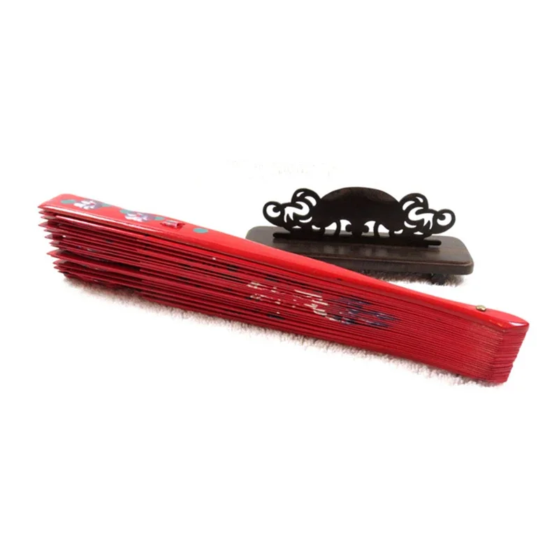High Quality Wooden Folding Fan Ladies Hand Fan Wedding Hand-Painted Home Decorations Dance Performance