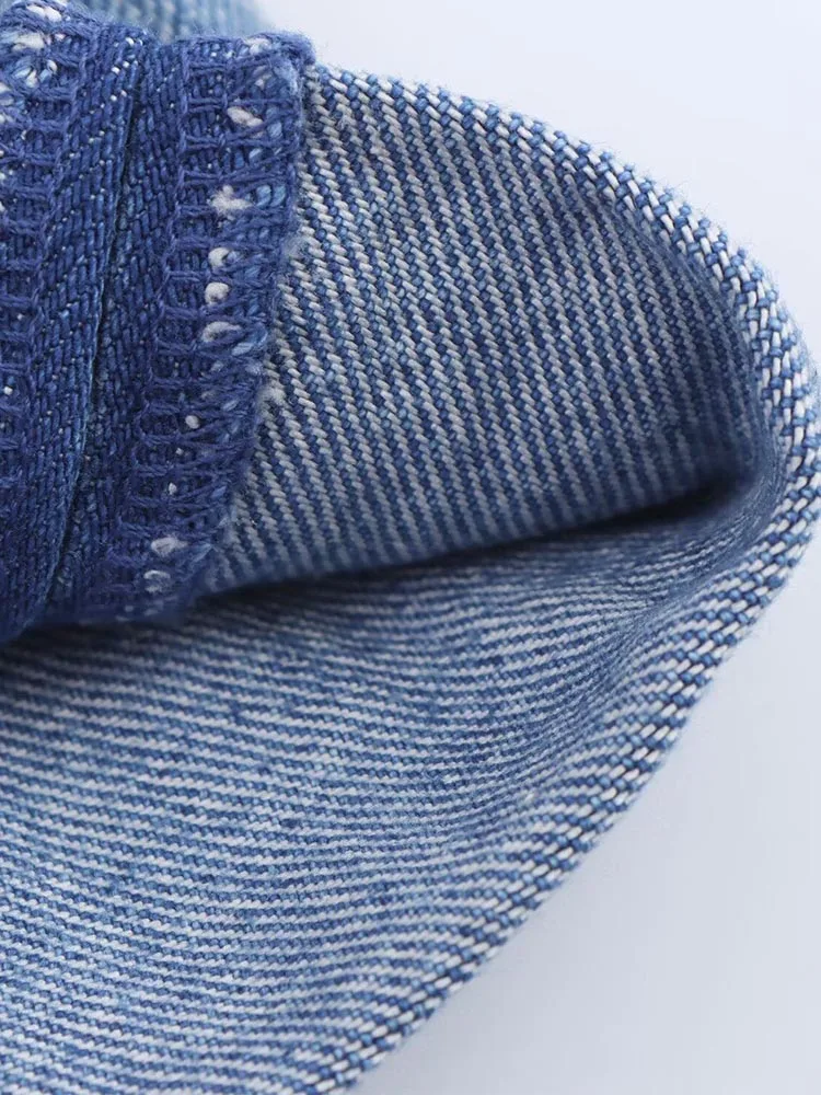 Damskie letnie spodenki jeansowe 2025 moda solidna, wysoka talia szarfy z kokardką kieszenie kobiece eleganckie spodenki uliczne odzież