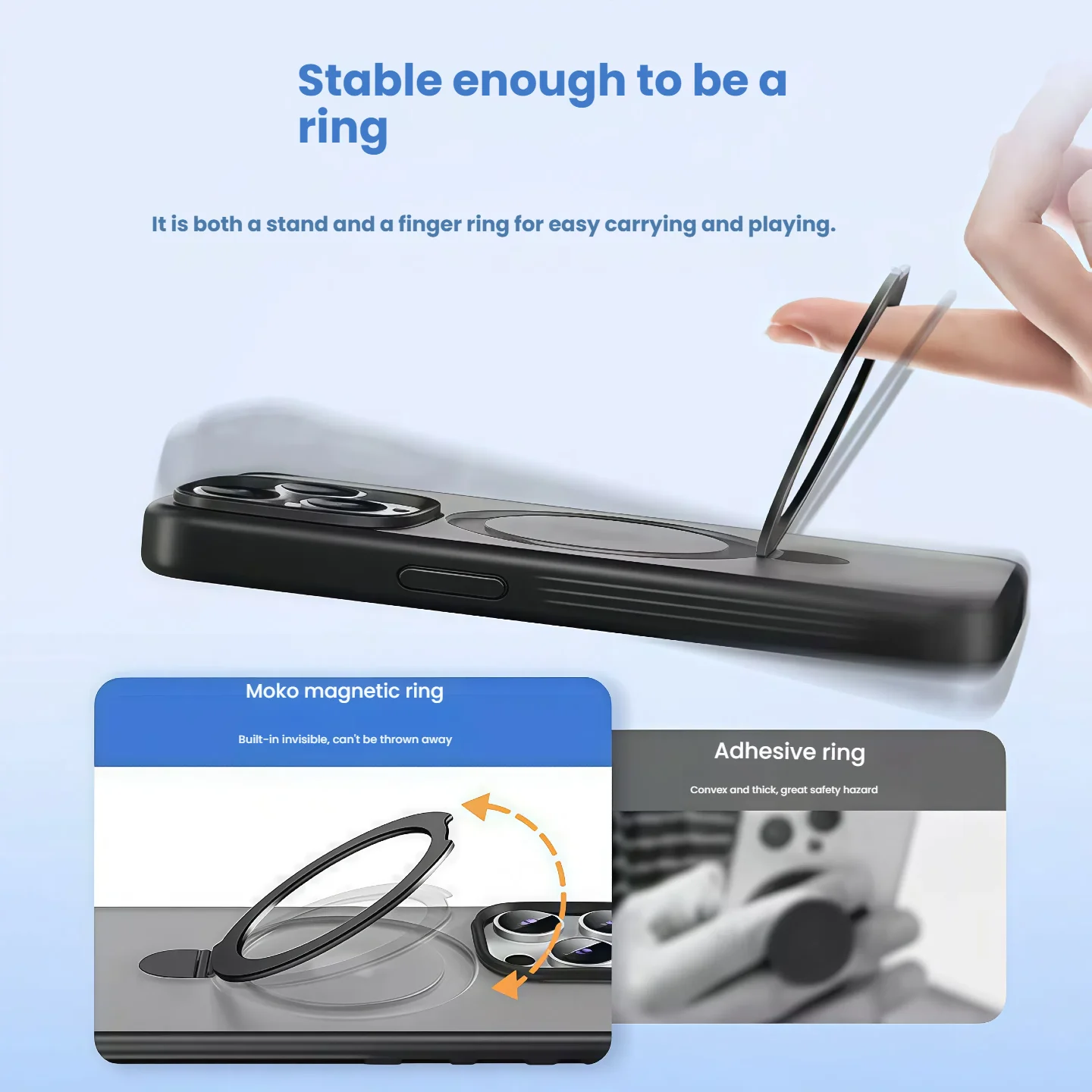 Para iPhone 16/17 Pro Max Capa de telefone magnética - Carregamento sem fio MagSafe e proteção total