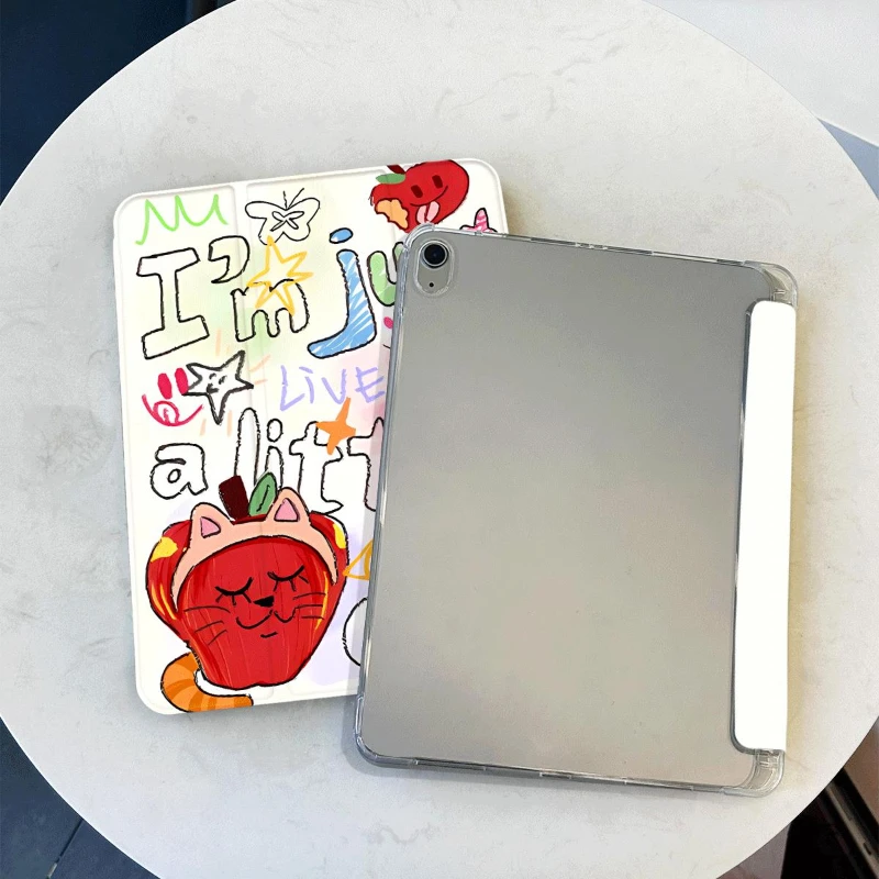 

Мультяшная абстрактная тройная основа Apple для Ipad Air 3 поколения 2019 IPad Air 5 Air 4 10,9 Ipad Mini6 8,3 Pro 11 2-й 3-й 4-й
