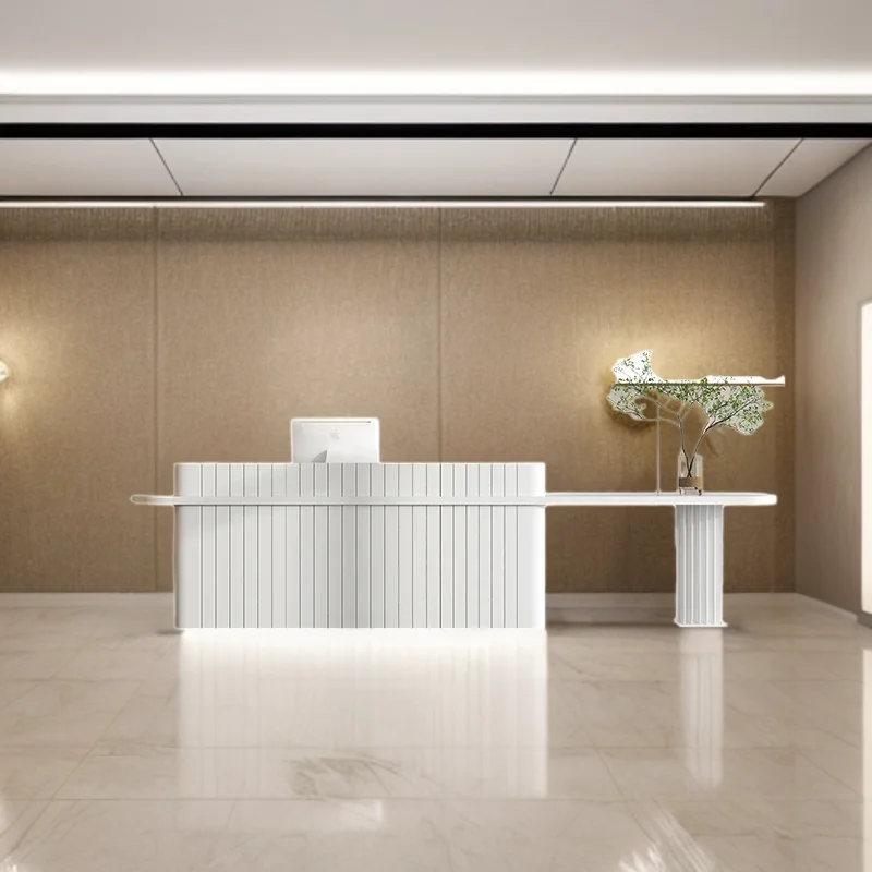 Reception Desks Customer Center Pulpito Atril Counter Tables Front Desk Beauty Salon Table Office Counters Commercial Furniture