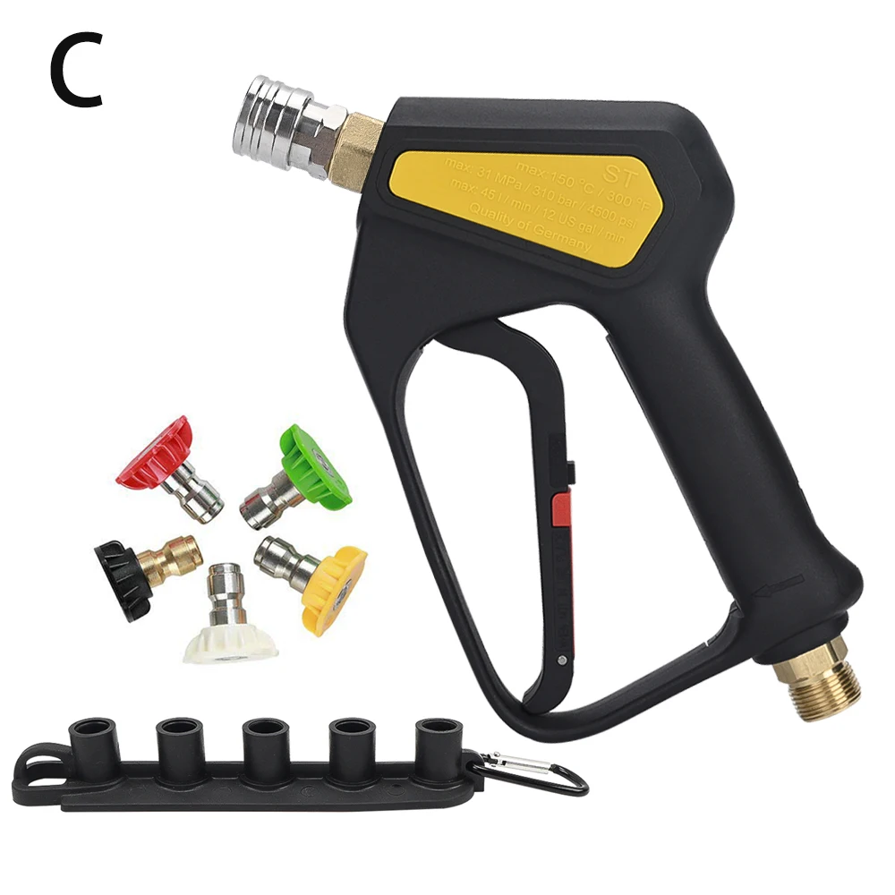 Ersatz-Hochdruck-Kurzwaschpistole ST-2300. Power Washer Trigger-Spritzpistole mit 1/4 Zoll Schnellanschluss, max. 310 Bar, 4500 PSI – Detail 11