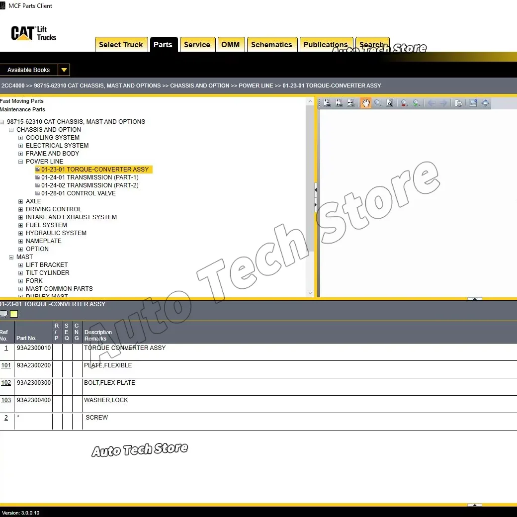 For Cat Lift Trucks MCFS-ASIA Parts Catalog 2022.05 Automobiles Car Repair Tool Diagnostic Tools Software