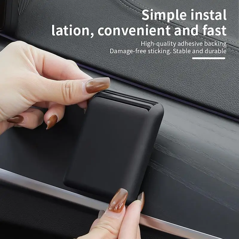 Multifunction Car Organizer Auto Seat Crevice Card Ticket Storage Box Bracket Stand Universal Car Accessories Interior 6.8x8.5c