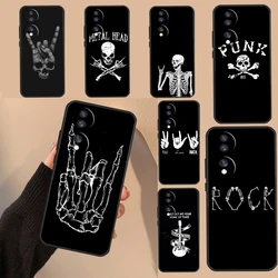 Punk Rock Funda For Honor 70 50 90 Lite X8a X9a X7a X6a X7 X8 X9 9X 8X Magic 5 Pro Magic 5 Lite Case