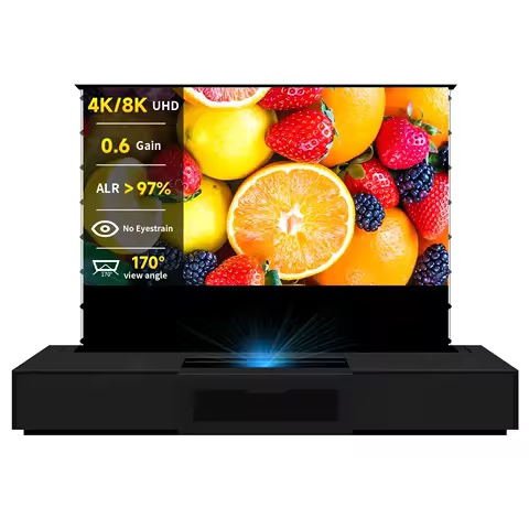 Hot Sales Intelligent Motorized Modern Laser TV Table Stand Mobile Telescopic UST Projector Cabinet for Hisense PX3 PRO