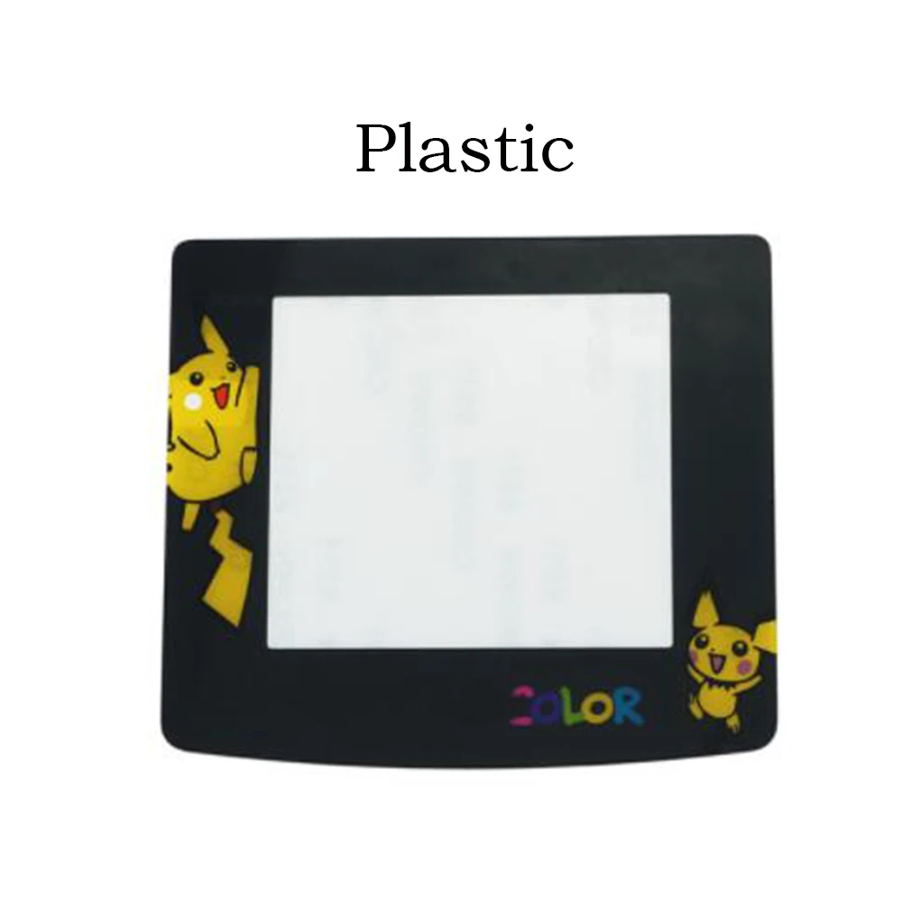 1pcs New Plastic Glass Lens for GBC Screen Glass Lens for Gameboy Color Lens Protector W/ Adhensive For GBC Plastic lens Nintend