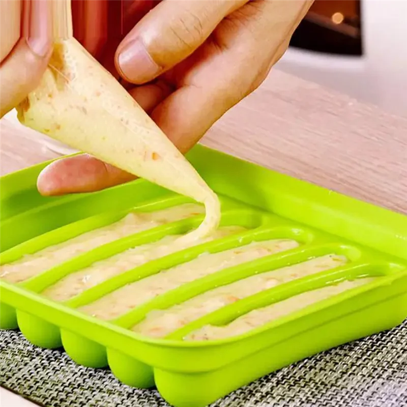 

2025 Trendsausage Making Mold, Silicone, DIY Ham Hot Dog Making Mold, Kitchen Household, Baking Tool Mold