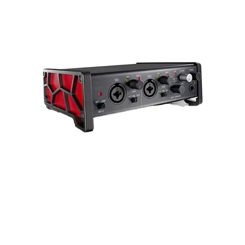 for Multi-functional USB Audio Interface 2 In 2 Out for Various Multimedia Production Environment IOS Sound Card