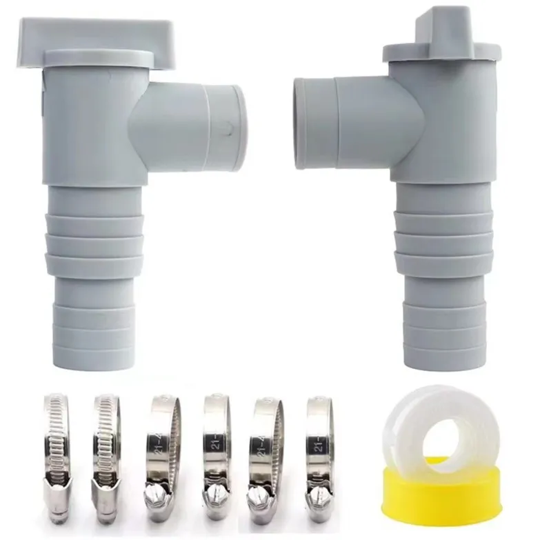 For Intex Bestway PoolSun Pool Globe Valve Set for 32mm Hose Connection