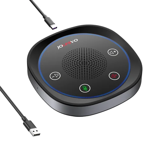 Imagen 2 del producto Altavoz de conferencia USB, micrófono con tecla táctil con cable, micrófono Omni direccional de alto volumen PnP para ordenador portátil y Notebook