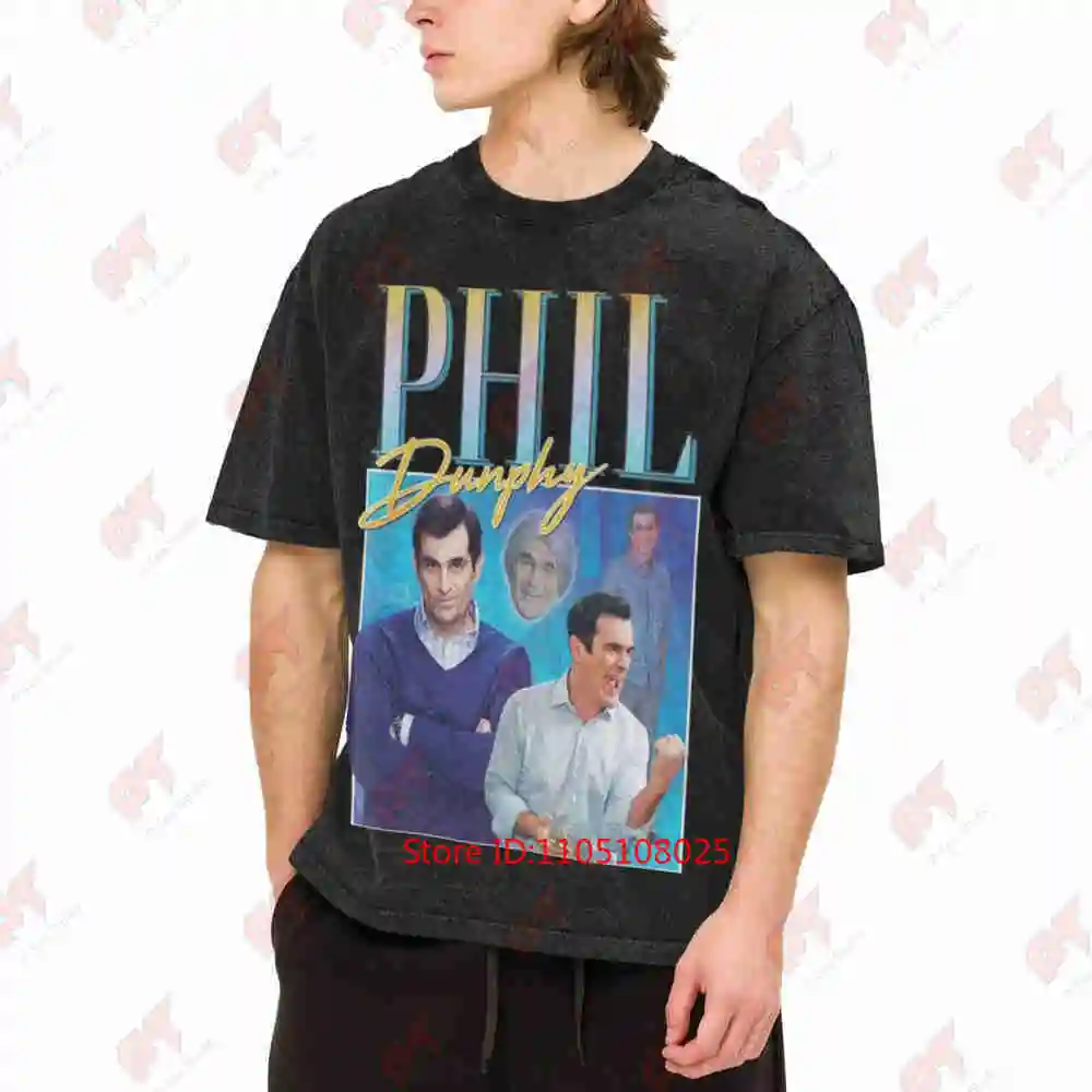 Phil Dunphy Modern Family 90S Bootleg Vintage Washed Tee Pure Cotton T-Shirt