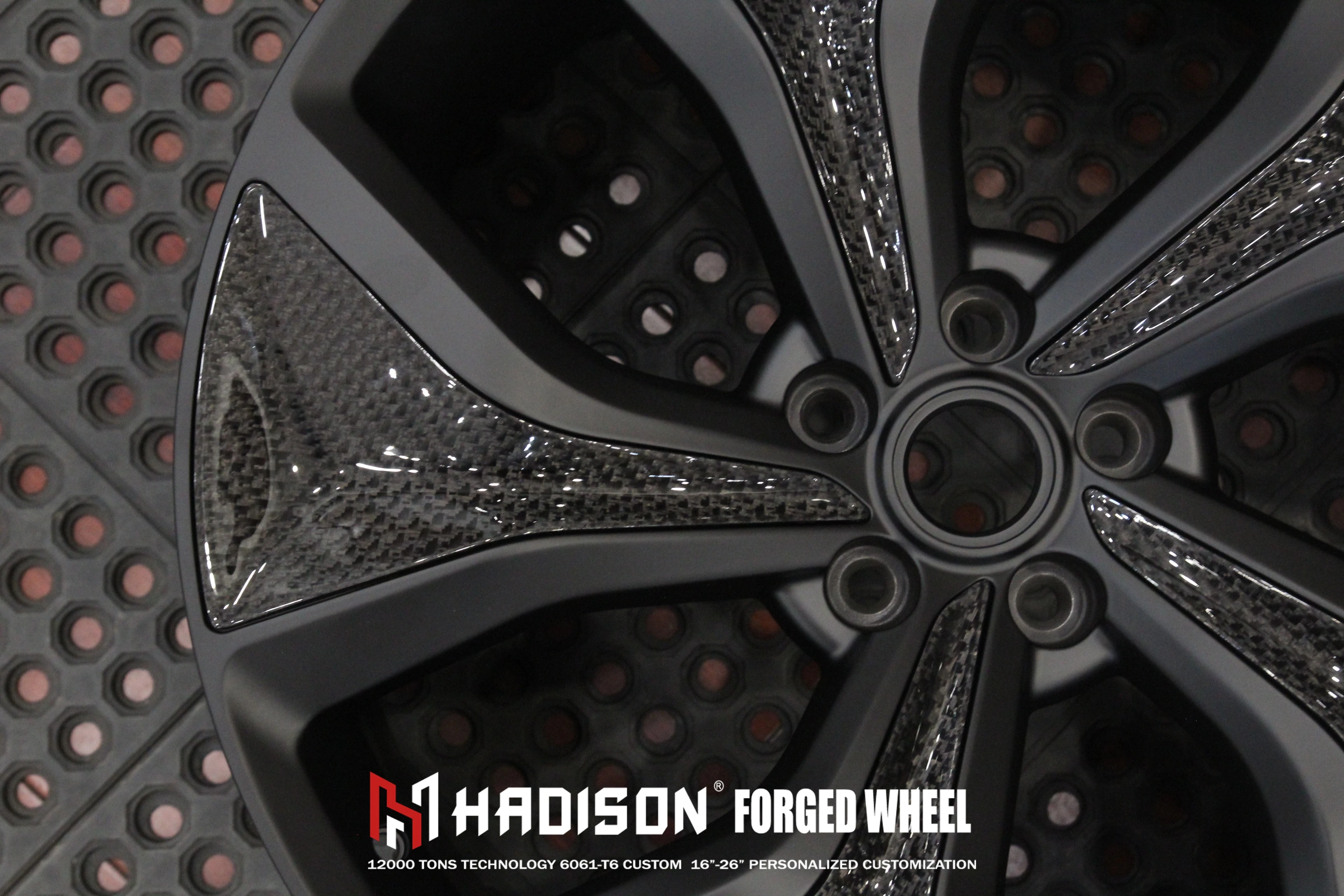 NewHADISON Custom Carbon Fiber Alloy Forged Wheels 18 19 20 Inch 5x130 Luxury Performance Car Rims for Porsche 718 982 911 991 9