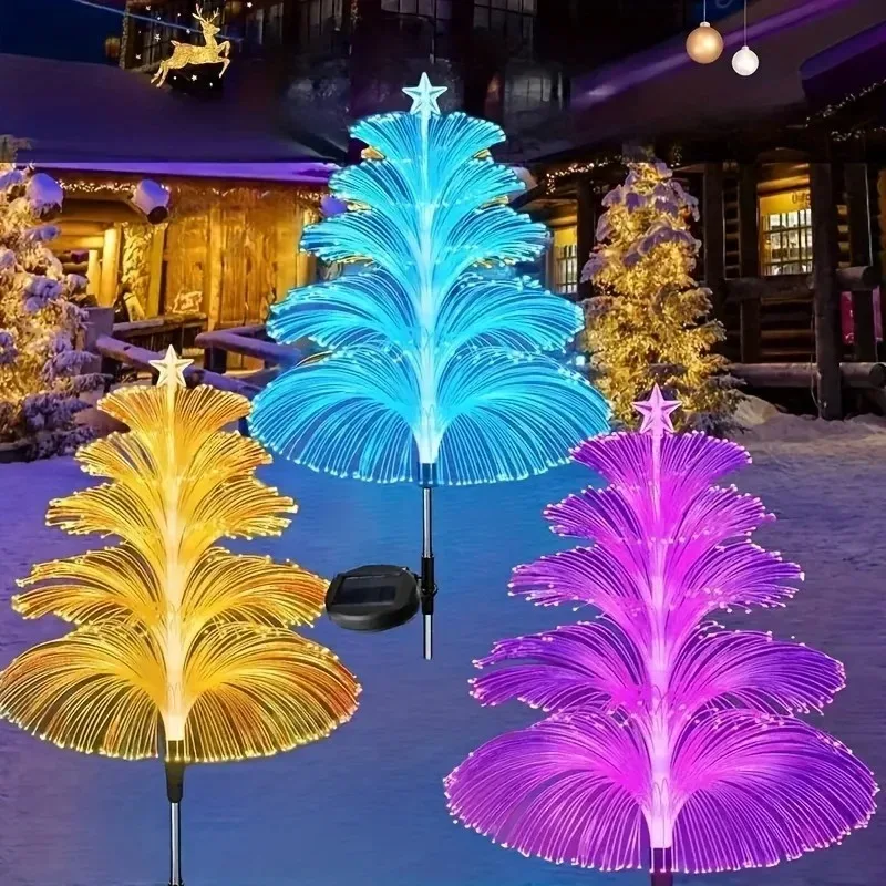 

Solar Jellyfish Light Decoration Outdoor Waterproof 1-5 Layer Optical Fiber for Pathway Outside Pathway Lawn Patio Outside Decor