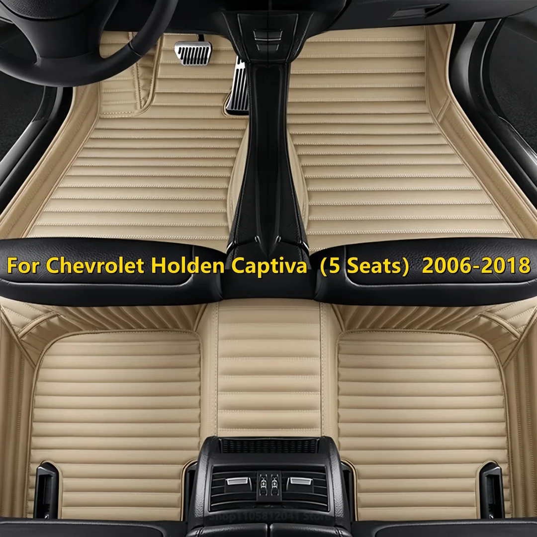 Car Floor Mats For Chevrolet Holden Captiva（5 Seats）2006 2007 2008 2009 2010 2011 2012 2013 2014 2015 2016 2017 2018 Carpet Pads