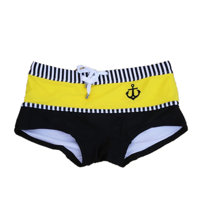 Herren-Badehose, Badeshorts, Badeanzug, Boxer-Shorts, sexy Bikini-Badebekleidung, DESMIIT-Badebekleidung, Strandmode, Badehose. – Detail 7