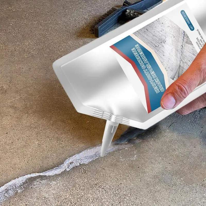 Cement Crack Filler Liquid Concrete Crack Filler Waterproof Concrete Bonding Agent Quick-Drying Sealing Adhesive For Sealing