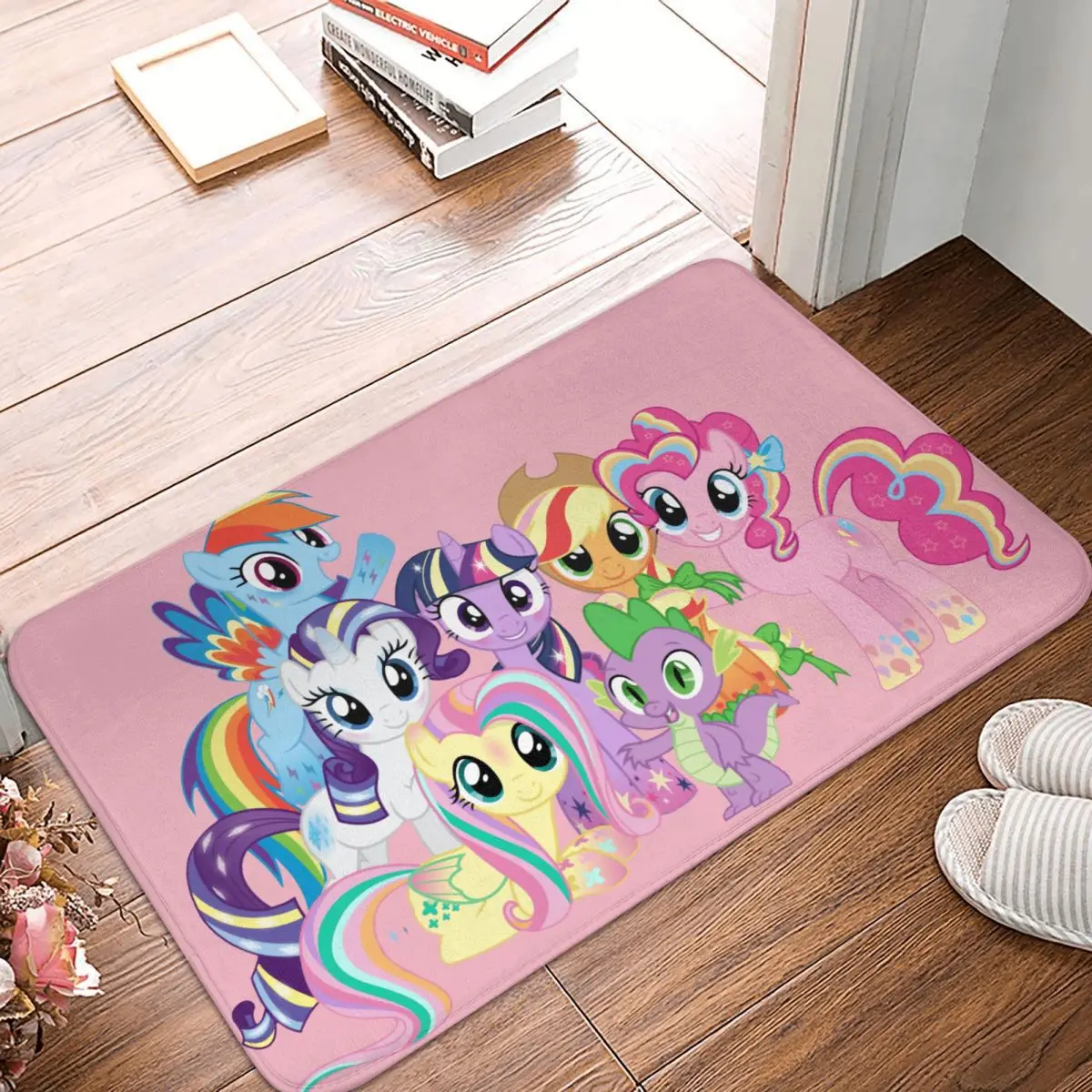 Look Bath Non-Slip Carpet My Little Pony Living Room Mat Welcome Doormat Home Decoration Rug