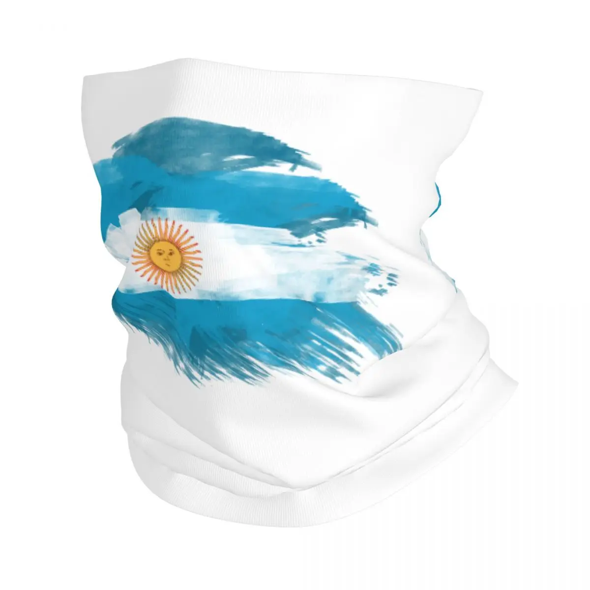 Argentina Vlag Bandana Nek Gaiter Print Bivakmutsen Wrap Sjaal Multifunctioneel Fietsen Hardlopen Voor Mannen Vrouwen Volwassen Wasbaar