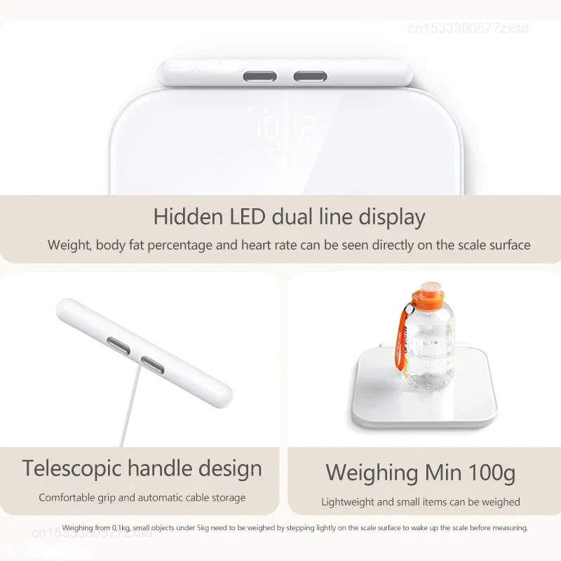 {best} Eight Electrodes Body Scale Dual Band Heart Rate Detection Multi-function WiFi Bluetooth Remote Control 150KG Ma