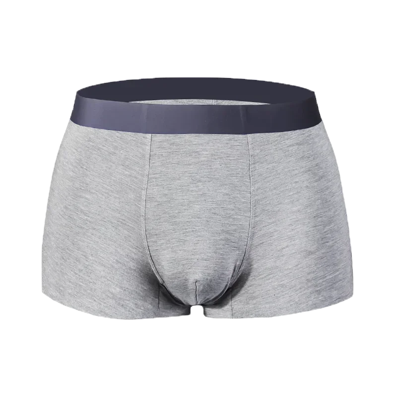 5PCSM ملابس داخلية للرجال، سراويل رباعية الحواف للرجال، دعم خراطيش مشروط بدون ندبات، شورت رياضي مسامي ومضاد للبكتيريا، كبير-