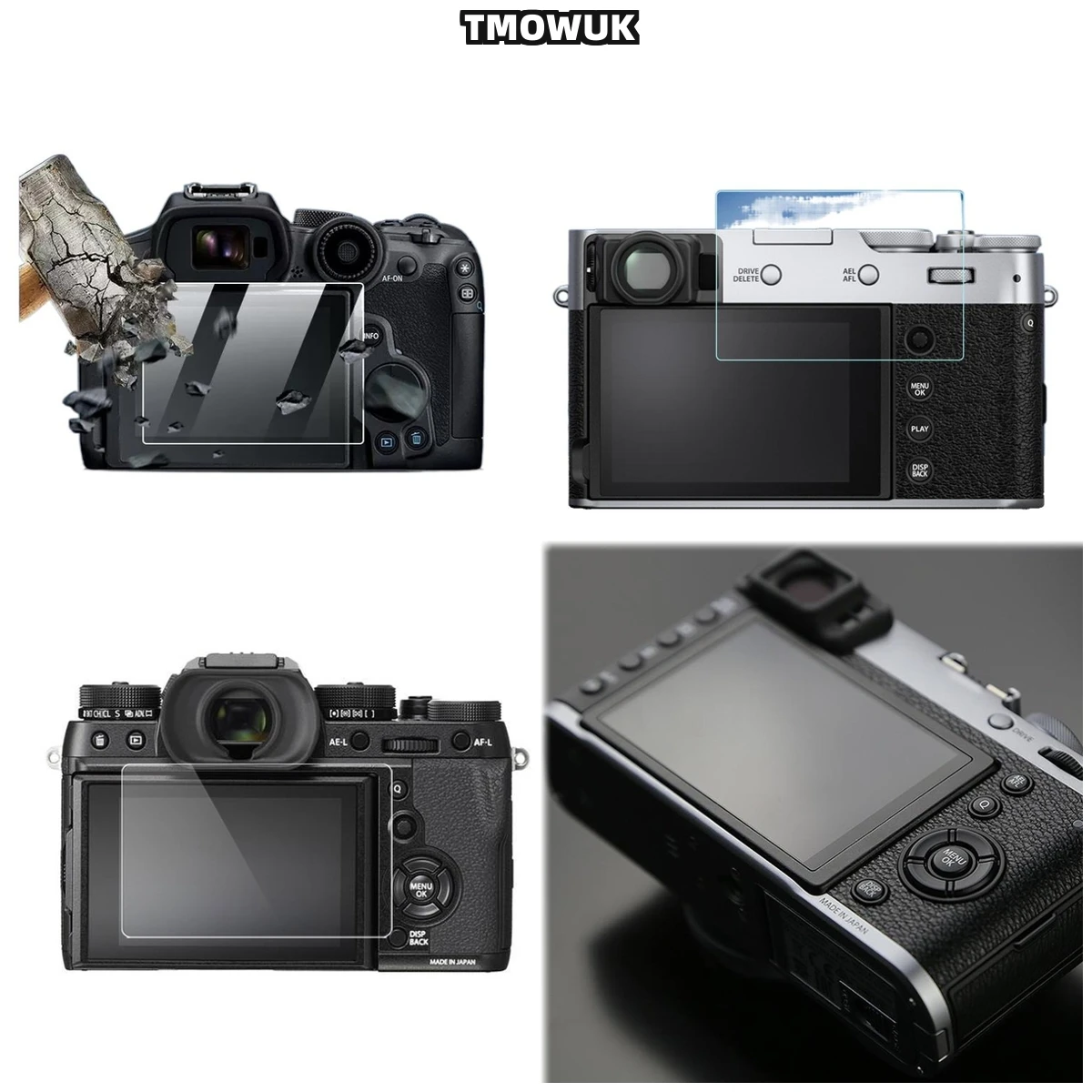 

​​For Fujifilm X-A7 XT2 Anti-Glare Privacy Film - Tempered Glass 9H Hardness Anti-Scratch HD Clear Military-Grade Protection​​