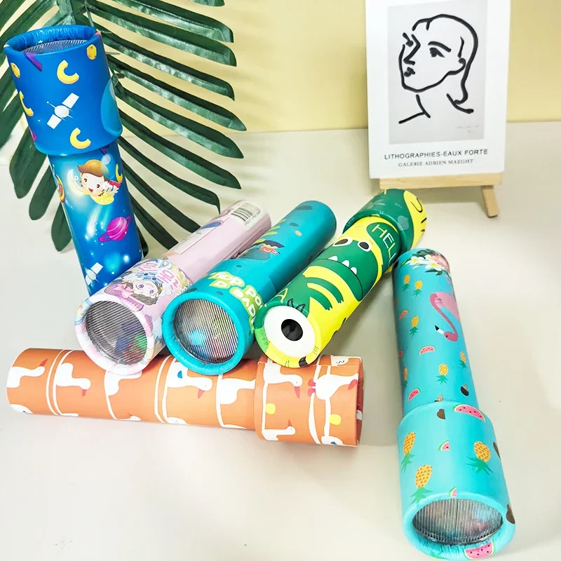 Kaléidoscope rotatif magique, jouets éducatifs classiques, nostalgie classique, jeux en constante évolution pour enfants, 1 à 3 pièces