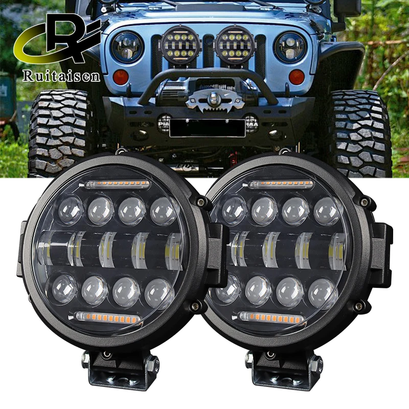 

7 Inch 69W Round Spot LED Light High/Low Beam DRL LED Work Driving Lamp Fog Lamp for Truck Jeep Off Road 4WD SUV UTV ATV