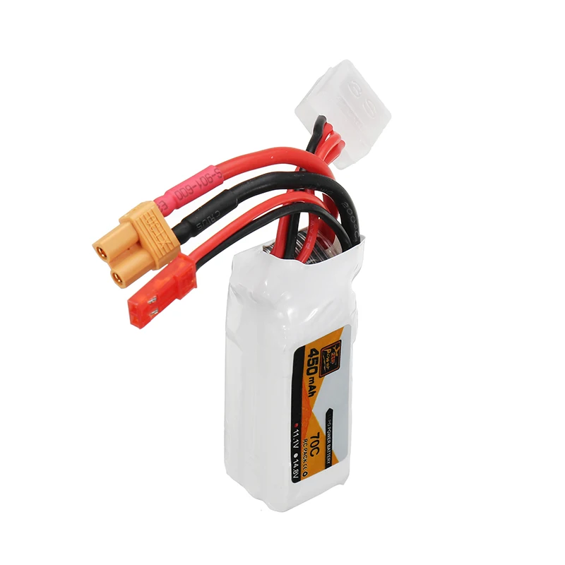 ZOP Power 11.1V 450mAh 70C 3S Lipo batteria JST XT30 spina per FPV Racing Multi rotore