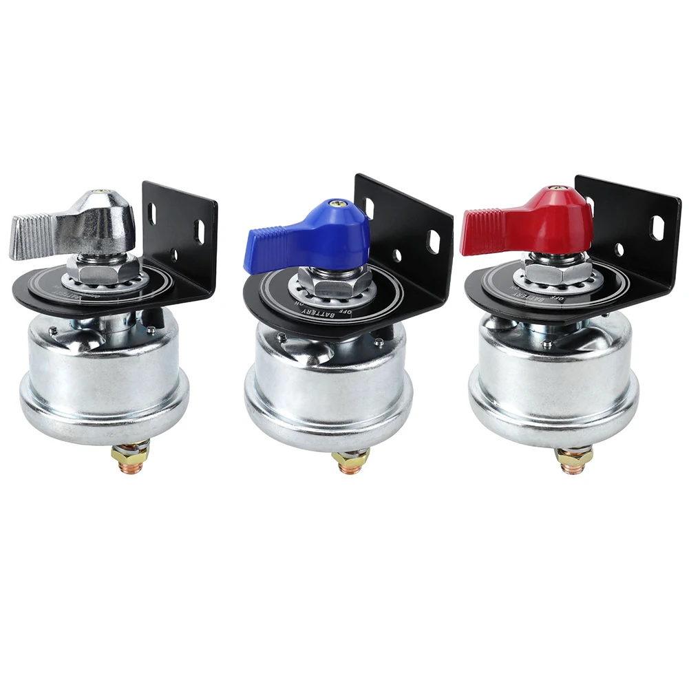 مفتاح فصل البطارية عالي التيار 12-48 فولت 200A مفتاح فصل البطارية مع قوس للسيارات RVs وملحقات المعسكر