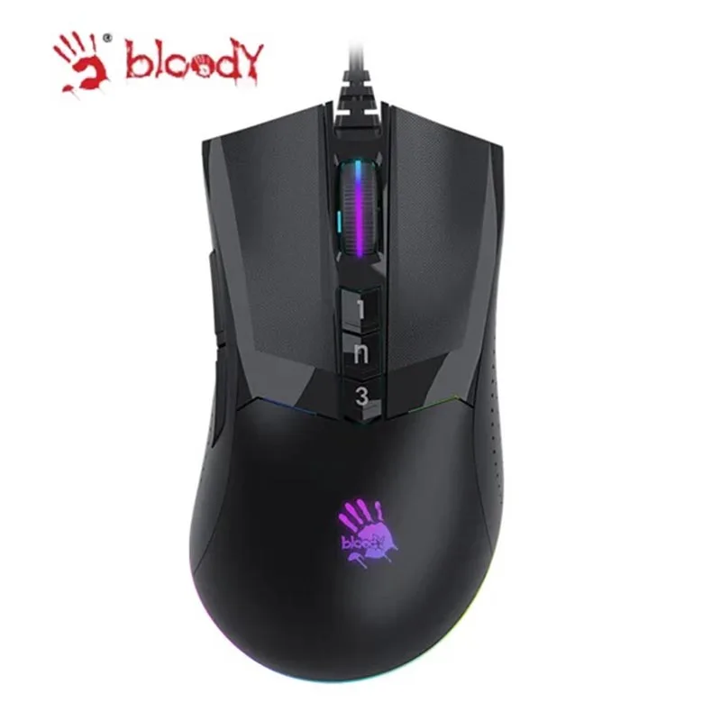 New Bloody A90max Wired Mouse Instant Macro Macro Drive Optical Engine 4000dpi Programming Macro Lol Cf  Csgo Gaming Mouse Gift