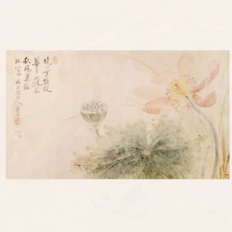 Ancient Style Wool Felt Calligraphy Mat Chinese Painting Desk Pad Ink Absorption Table Surface Soft Designs Writing Stationery