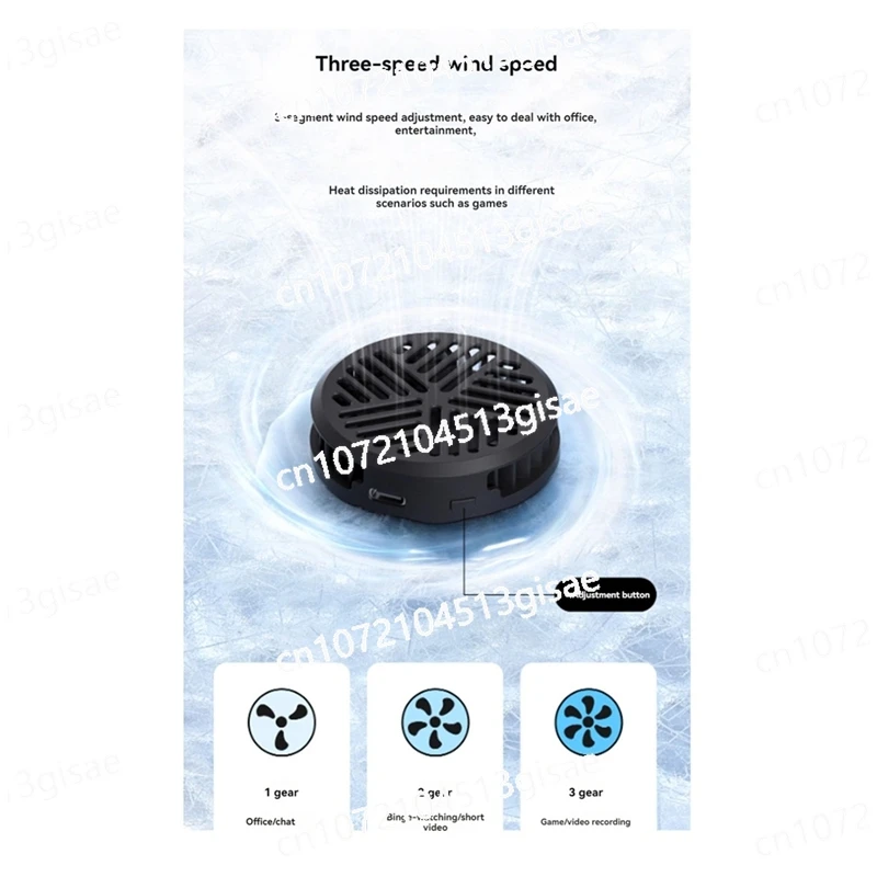 Fan Mobile Phone Radiator For 15 Pro Black Shark Gaming Live Stream A A47U Hagibis Magnetic Cell Phone Cooler Cooling