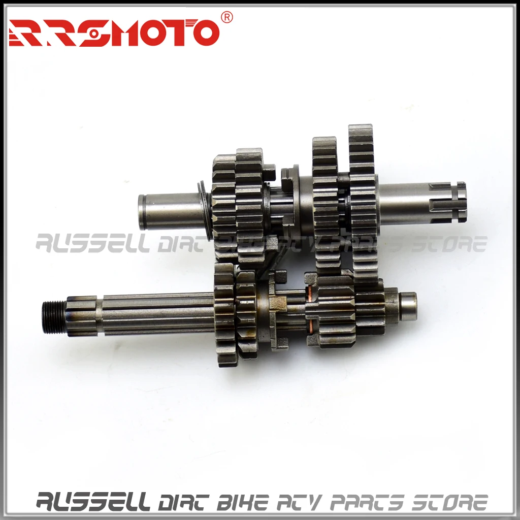 Motorcycle Transmission Main Gear Counter Shaft Kit Countershaft Fit YX140 YX150 YX160 Engine Dirt Pit Bike BSE KAYO SSR