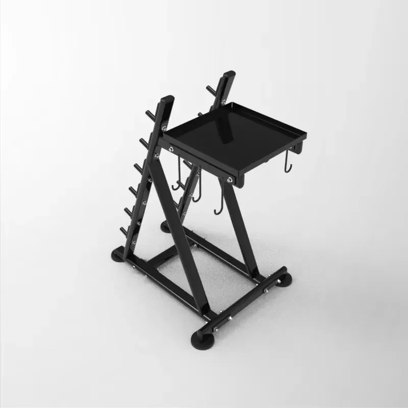 Heavy Duty Dumbbell Rack Commercial Gym Storage Tower Multifunctional Space Saving Handle Holder for Fitness Equipment