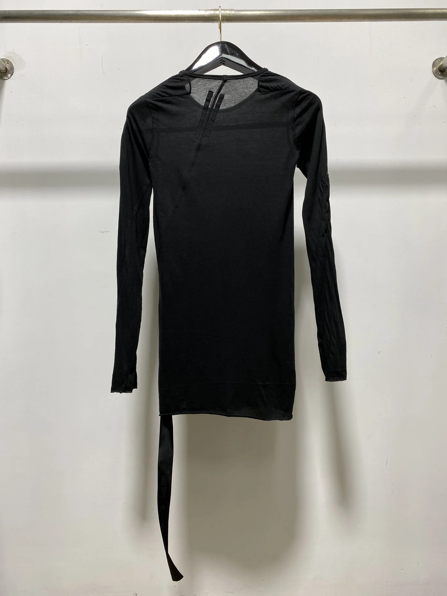 Owen Seak kobiety długa koszula 100% bawełna gotycki styl odzież damska topy Tees lato w stylu Casual, czarny długi sweter koszula