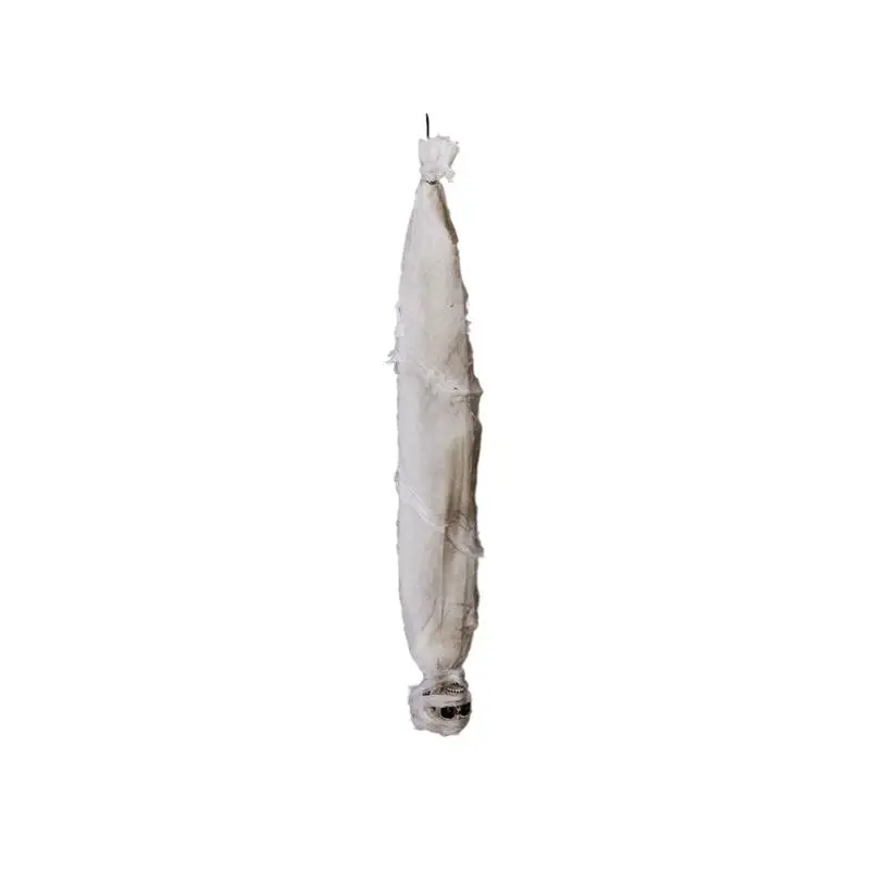 

3ft Animated Hanging Cocoon Corpse Decoration, Dead Body Prop with Motion & Horror Sound, Perfect for Haunted House