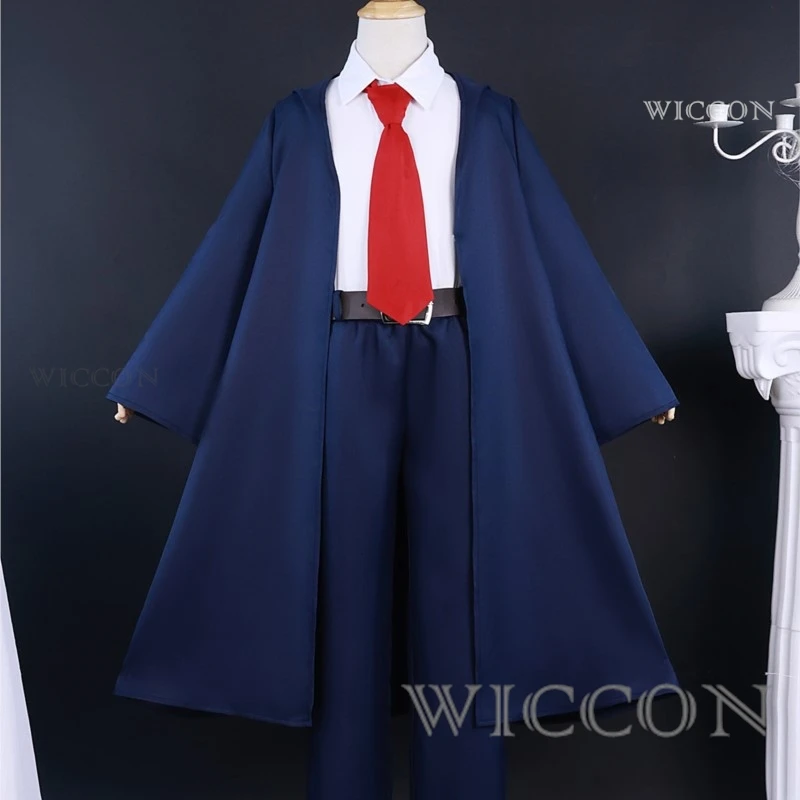 Kids Size Mashle Cosplay Mash Lemon Varita Abel Lance Cosplay Costume Women Men Mashle Magic Muscles Coat Cloack Uniform Suit