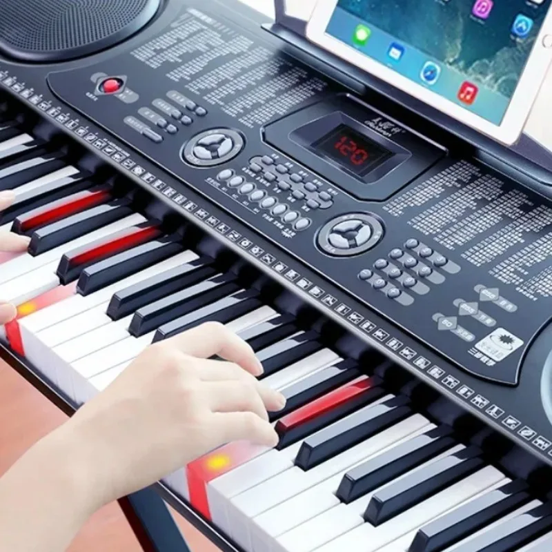 Adults Music Keyboard Electronic Piano Multifunctional Professional Synthes Small Electric Piano Kids Teclado Electronics DF50DZ