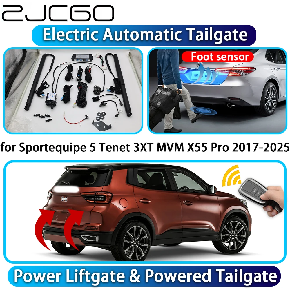 

ZJCGO for Sportequipe 5 Tenet 3XT MVM X55 Pro 2017-2025 OEM Automatic Power Liftgate Powered Tailgate Intelligent Trunk Lift Kit