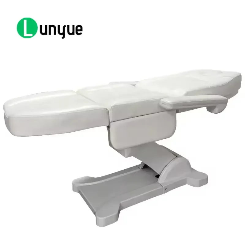 Modern Electric Massage Bed Triple Motor Facial Beauty Eyelash Table for Spa High Quality Comfortable Adjustable Design