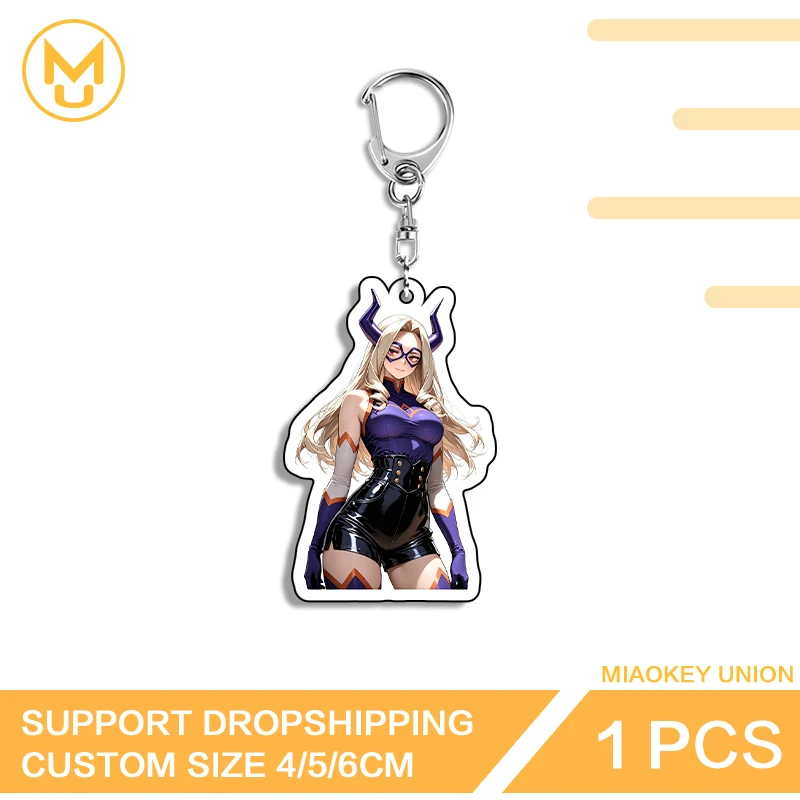 Mt Lady Pendant Key Holder Alluring Girl Keyring Publicized Personality Handbags Wallets Props Suitable for Toys Hobbies