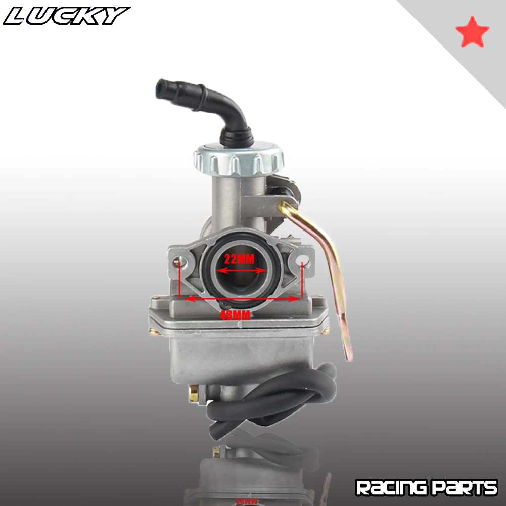 PZ22 22mm Motorcycle Carburetor For 50cc 70cc 90cc 110cc 125cc Fit Kazuma ATV Quad Go Karts Moped SUNL HK110 New Aluminum Carb