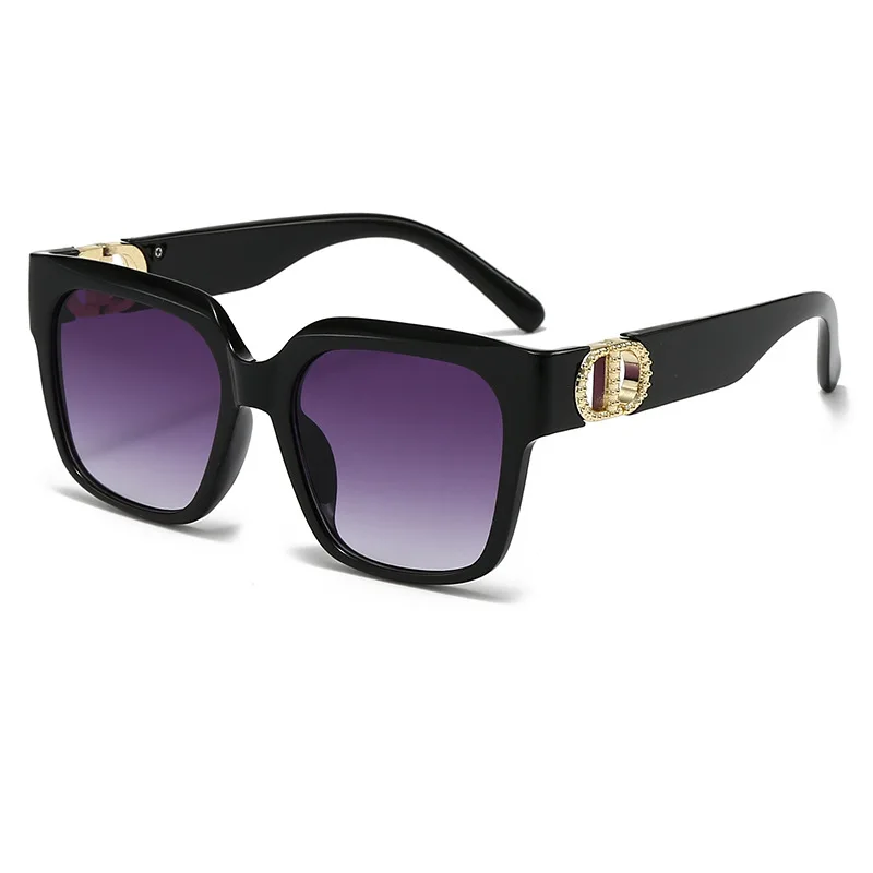 

New Oversized Square Sunglasses - UV400 Unisex Fashion Shades for Men & Women (Big Frame Retro Sun Glasses)