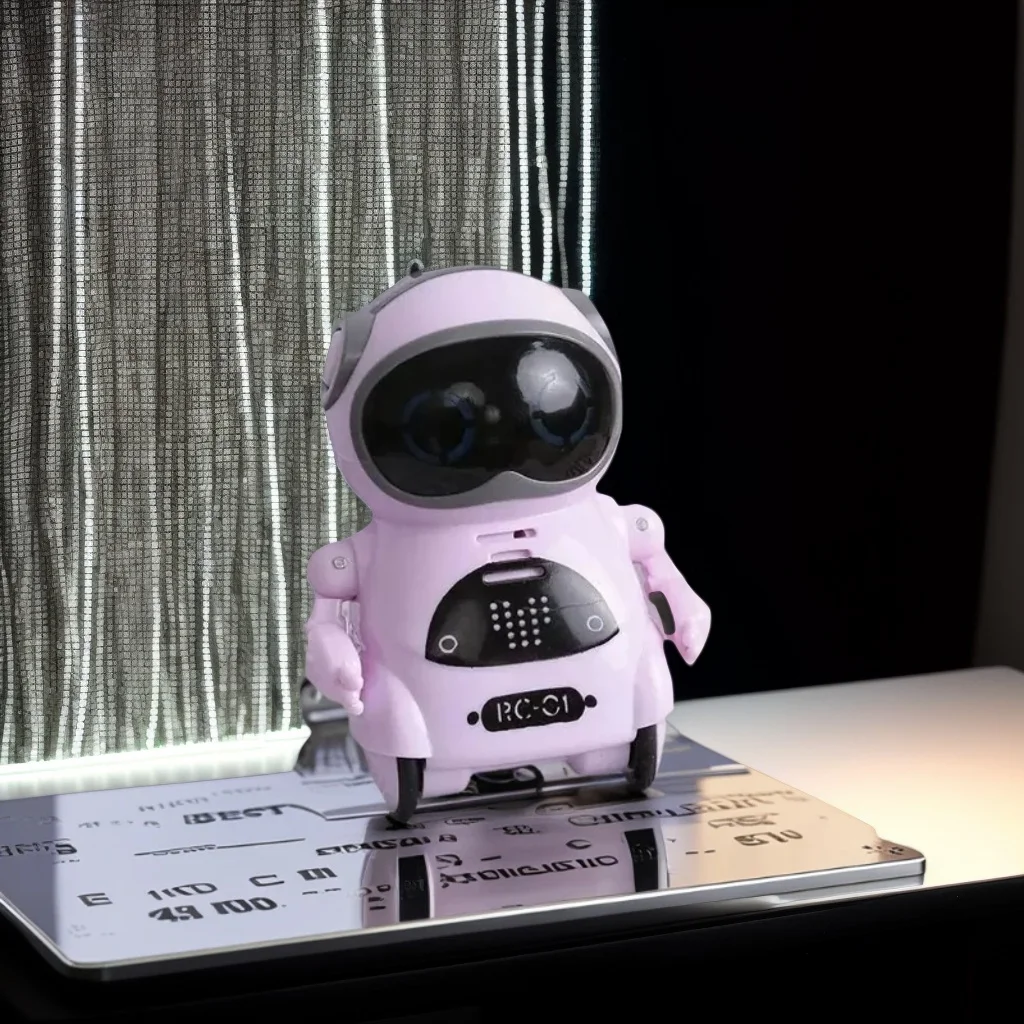 หุ่นยนต์พกพาแบบโต้ตอบสำหรับเด็ก - ของเล่นควบคุมด้วยเสียงพร้อมฟังก์ชันร้องเพลง เต้น และเล่าเรื่อง