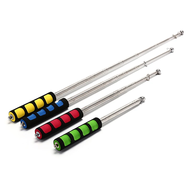 1pc 1.2M Flag Pole Portable Telescopic Flag Handheld Pole Tool for Flags Windsocks