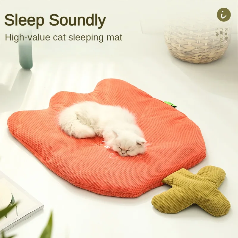 

Four Seasons Universal Tulip-Shaped Pet Mat Cat Nest Dog Mat Moisture-Proof Warm Kennel Cat Beds