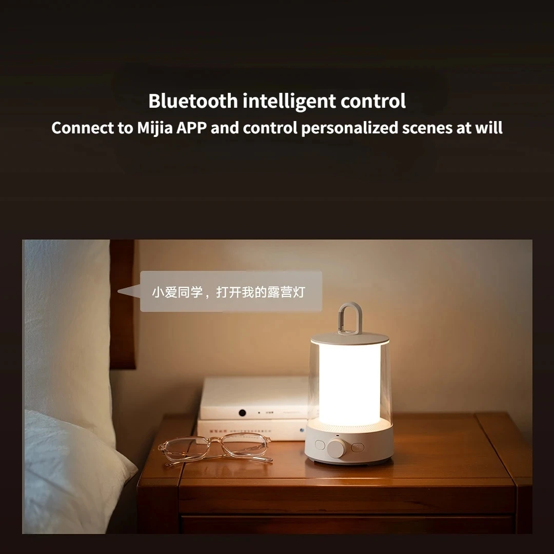 Xiaomi Mijia Split Camping Lights Flashlight Ambient Light Camping Light 2 In 1 Camp Lights Mi Home App BLE Mesh Smart Control